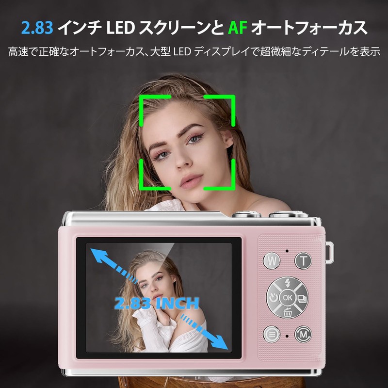 Digital Camera (4K Video Recording, Upgraded True 50 MP) Digital