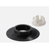 Flush Valve Seal & Clip Black Rubber for Ideal Standard