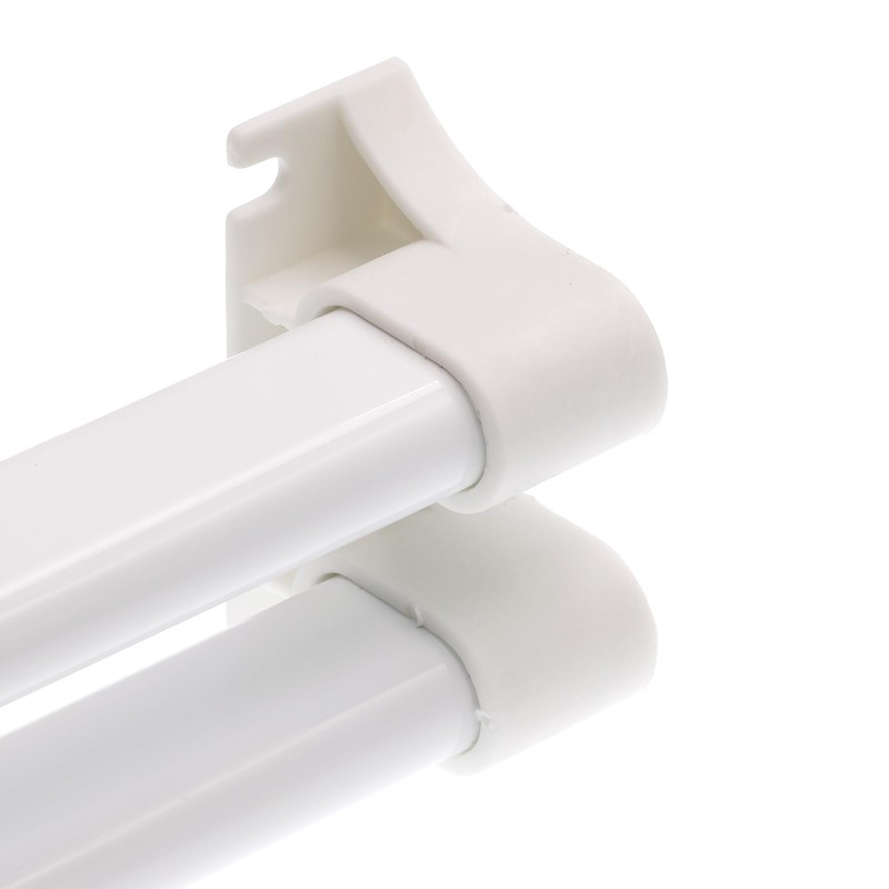 Prime-Line K 5167 36 In. L Steel Reinforced White Vinyl