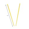 Set of 2 Hair Sticks with 3 Diamonds Chopsticks -