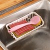 Galepromot Pink Multifunctional Drain Rack, Hanging Storage Rack Drain Rack