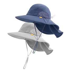 FURTALK Toddler Kids Sun Hat UPF 50+ Sun Protective Bucket Hat for Baby Summer Beach Hats