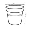 Elho Green Basics Growpot 21 - Growpot - Mild Terra