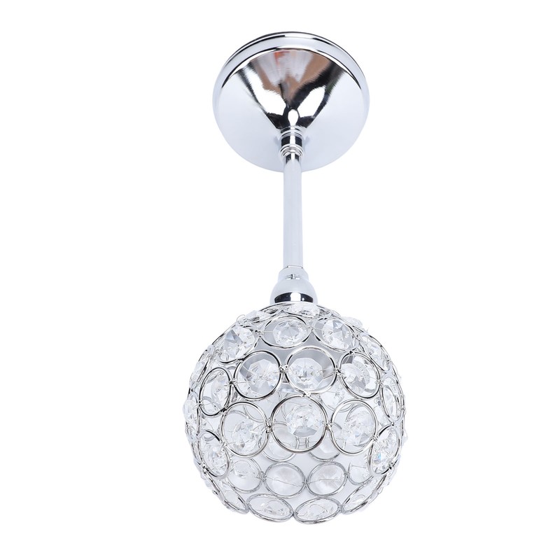 Crystal Candle Holder Ornament Tall Elegant Crystal Silver Candlestick for
