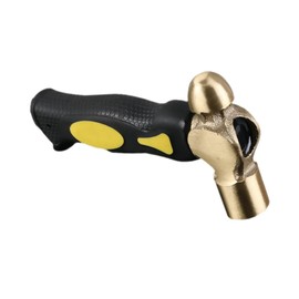 Operitacx Brass Hammer Stamp Dual Jewelers Impact Woodworking 1 Pound Double Face Hammer 1 Pound Copper Hammer 1 Pound Metal Hammer Double Sided Hammer Aluminium Bronze Black