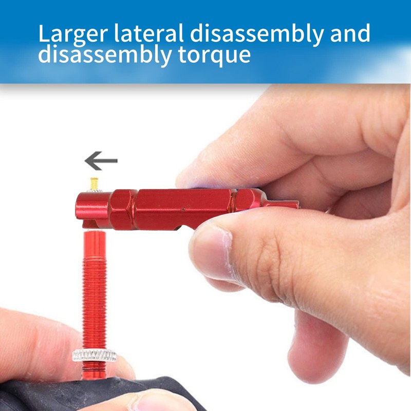 TORMEN Bike Valve Core Remover Tool 3 in 1 Bike