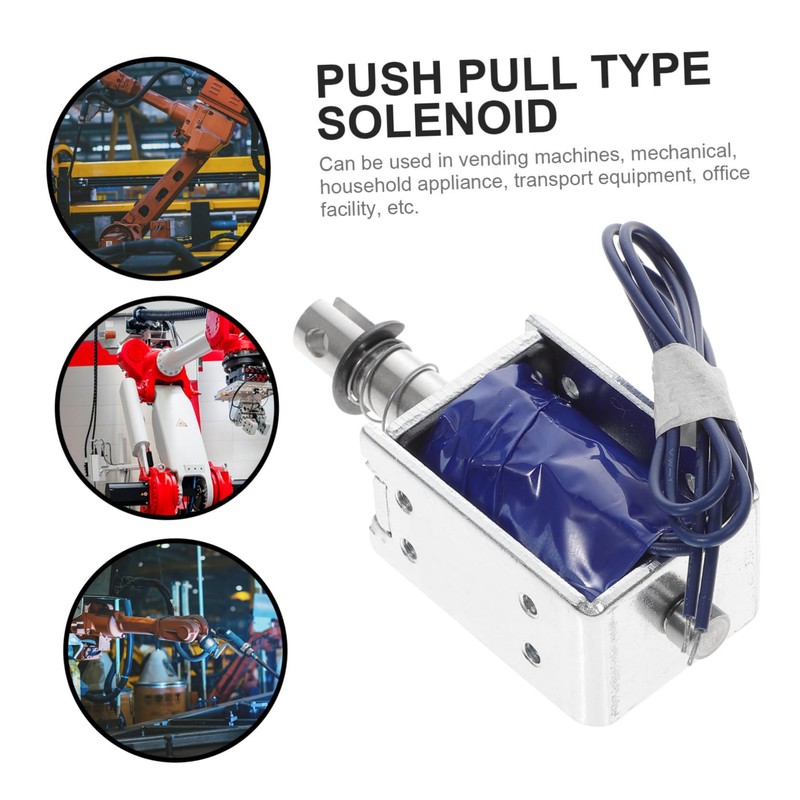 CHILDWEET Push-Pull Electromagnet Magnets Linear Solenoid Electric Solenoid Valve Magnetic