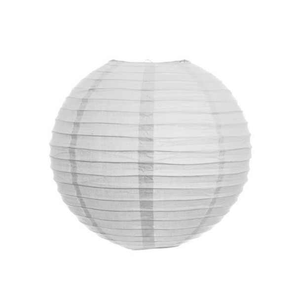 Navillus 12-Inch Paper Lantern, Set of 6 (White)