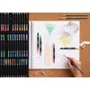 DOCRAFTS ARTISTE Watercolour Dual-Tip Pens and Caddy with Brush and