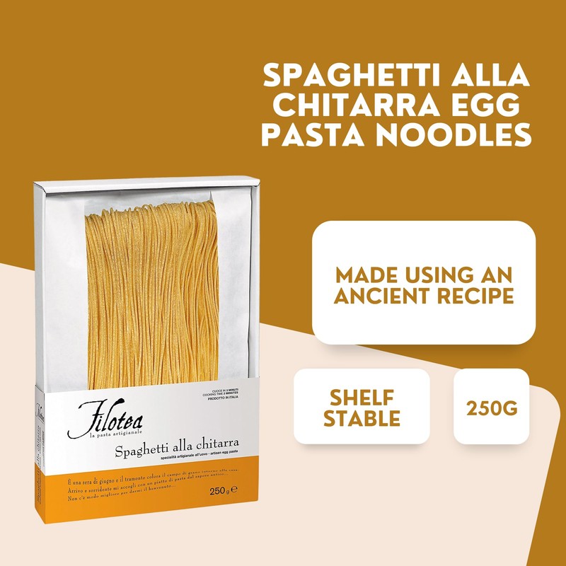 Filotea Egg Pasta (Spaghetti alla chitarra, 5 pack)
