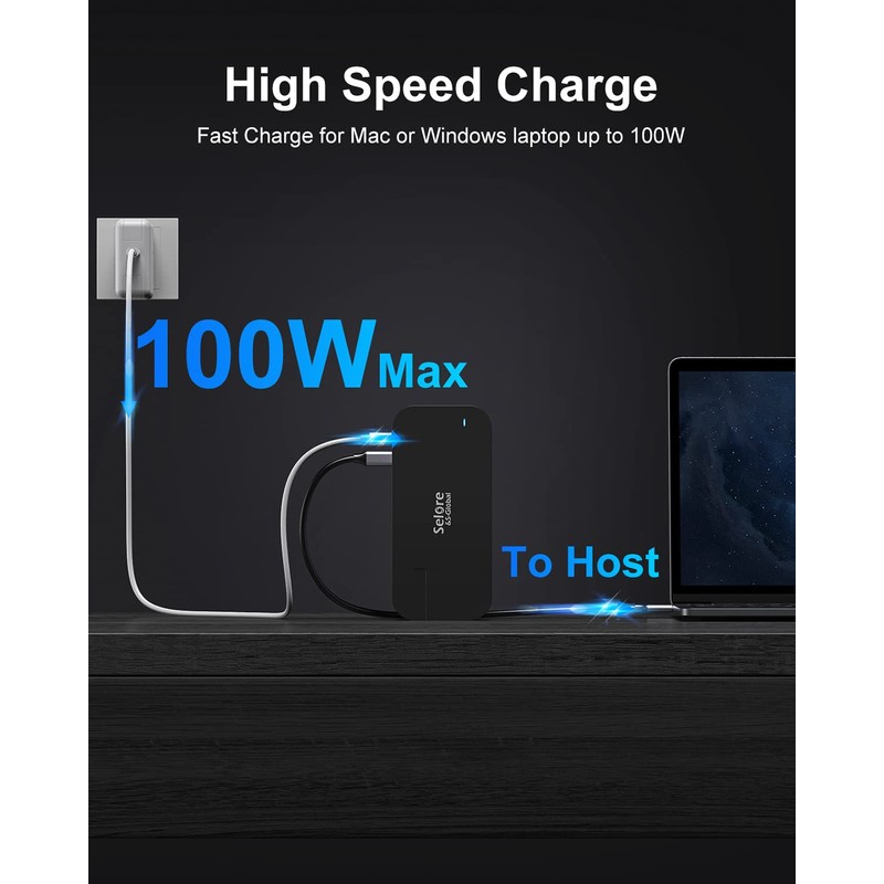 Selore USB C Docking Station for Laptop, 16 in 1