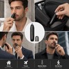 Rechargeable Nose Hair Trimmer for Men – 360° Dual-Blade Electric