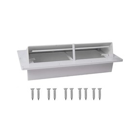 AIXXCUVQ Easy Installation No Cutting Required RV Stove Exhaust Vent Cover With Whole Accessories For Easy Installation, white