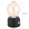 Creative Retro LED Night Light USB Rechargeable Night Light Black