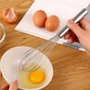 12 inch stainless steel whisk -professional egg beater - kitchen