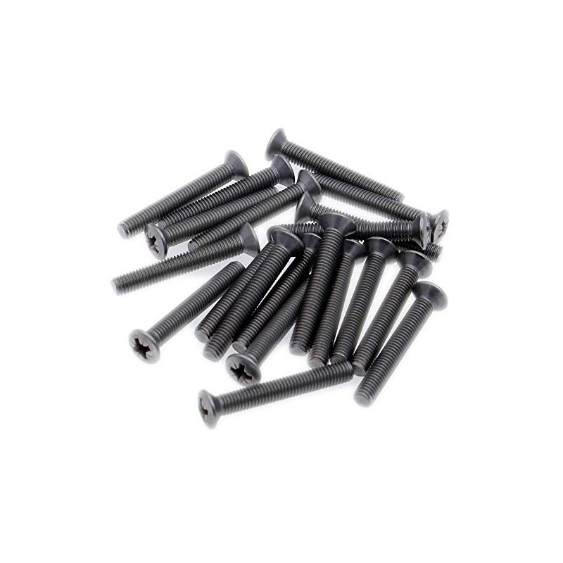 M4 (4mm x 12mm) Pozi Raised Countersunk Machine Screw (Bolt)