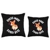 Guess What Corgi Butt Throw Pillow