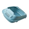 Semi Enclosed Cat Litter Box Odor Insulation Prevent Slip Large