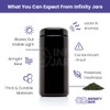 Infinity Jars 1 Liter (34 fl oz) 3-Pack Tall Extra