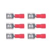Insulated Spade Wire Connector FDD1.25‑250 Female Sturdy Durable Stable Convenient