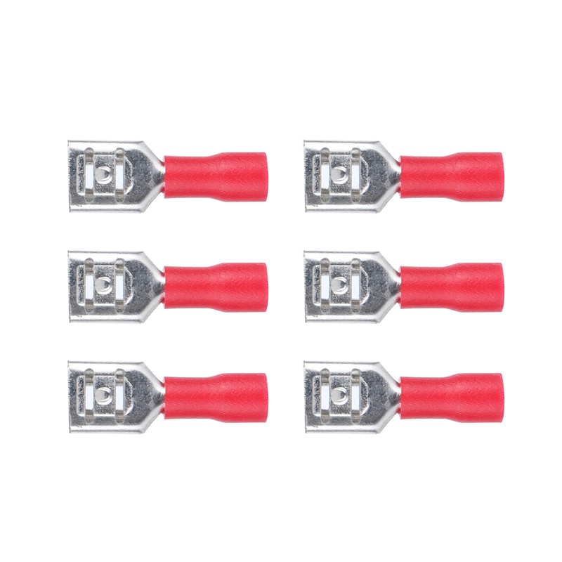 Insulated Spade Wire Connector FDD1.25‑250 Female Sturdy Durable Stable Convenient