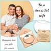 EYQV Wife Gifts, Heart Charm Bracelet Valentines Gifts for Wife,