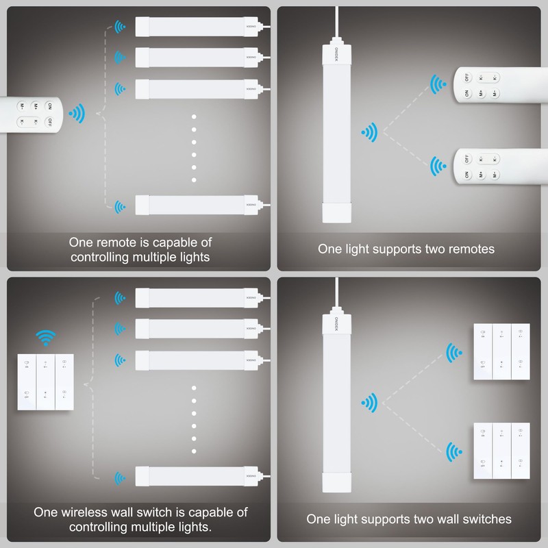 Under Cabinet Lights with Plug. 3000K-6500K Dimming and Color. with
