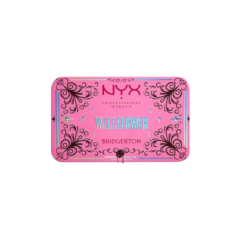 Nyx Professional Makeup, Bridgerton Paleta de Rubor, Tono: Wallflower (rosa).