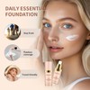 Colour Changing Foundation, 4 In 1 Sunscreen Serum Foundation, Hydrating