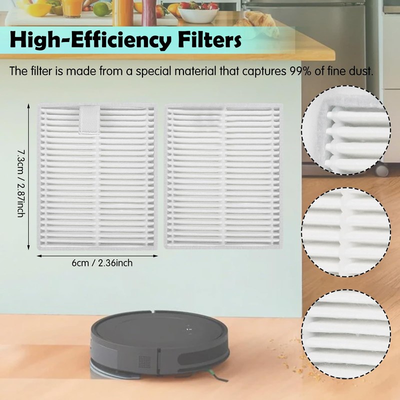 Spofan Accessory Replacement for iRobot Roomba Combo Essential Vacuum and