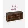 VASAGLE CUSTOS Collection - Shoe Bench, Storage Bench with Padded
