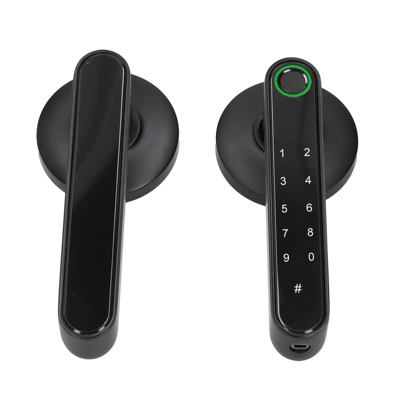 Fingerprint Lock Keyless Entry Smart Handle Password Electronic for Tuya