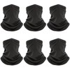 4 Pack Neck Gaiter Bandana Face Mask: Cooling Gator Mask for Outdoor Sun Protection Breathable Face Cover Neck Scarf Gaitor Mask Headwear for Men Women Fishing Hiking Cycling