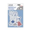Kamio Japan Moomin Sticker Reflector Sticker Lovely Lunch 220610