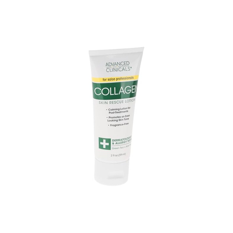 ADVANCED CLINICALS LOCION DE RESCATE PARA LA PIEL CON COLAGENO,