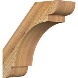Ekena Millwork BRC04X12X12OLY00RWR 4"W x 12"D x 12"H Olympic Rough Sawn Knee Brace, Western Red Cedar