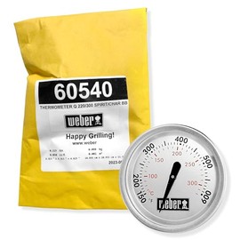 Weber 60540 Charcoal, Spirit, Q Grill Replacement Thermometer, 1-1316 Diameter                                                                        
