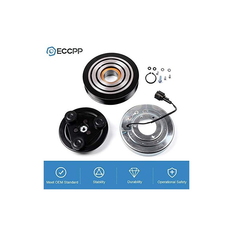 ECCPP A/C Compressor Clutch fit for 2002-2008 for Nissan Altima