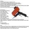 Handheld Pneumatic Blasting Device Set, 90PSI Portable Gravity Sand Blaster,