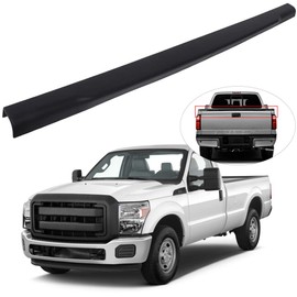 INEEDUP Top Rear Tailgate Moulding Trim 2008-2016 for Ford F-250 F-350 F-450 F-550 Super Duty ABS Matte Black