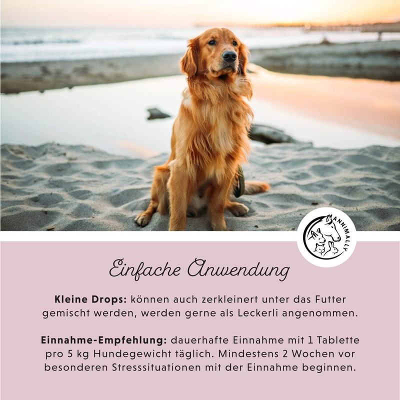 Annimally Dog Relax Tablets - Feel-Good Tablets for Dogs with