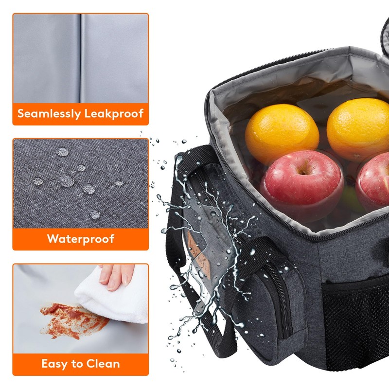 Lifewit Large Lunch Bag, 12 Cans (8.5 L) Insulated Lunch