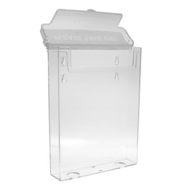 Taymar Leaflet Holder Dispenser for Brochures and Brochures A5 1 Piece Colourless