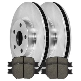 Autoshack Front Brake Kit Replacement for 2005-2010 Scion tC 2000-2005 Toyota Celica 1.8L 2.4L FWD Disc Brake Rotors with Ceramic Brake Pads 10.8" (275.0 mm) RSCD41272-41272-817-2-4