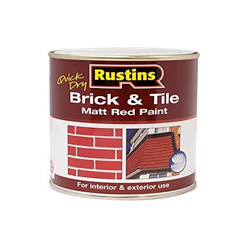 Rustins BRITW500 Quick Dry Brick & Tile 500ml, 500 ml