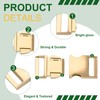 PATIKIL Metal Buckle, 4 Pack Quick Side Release Clips for