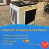 Swamp Cooler Float Valve, 1/4" Brass Float Valve for Evaporative