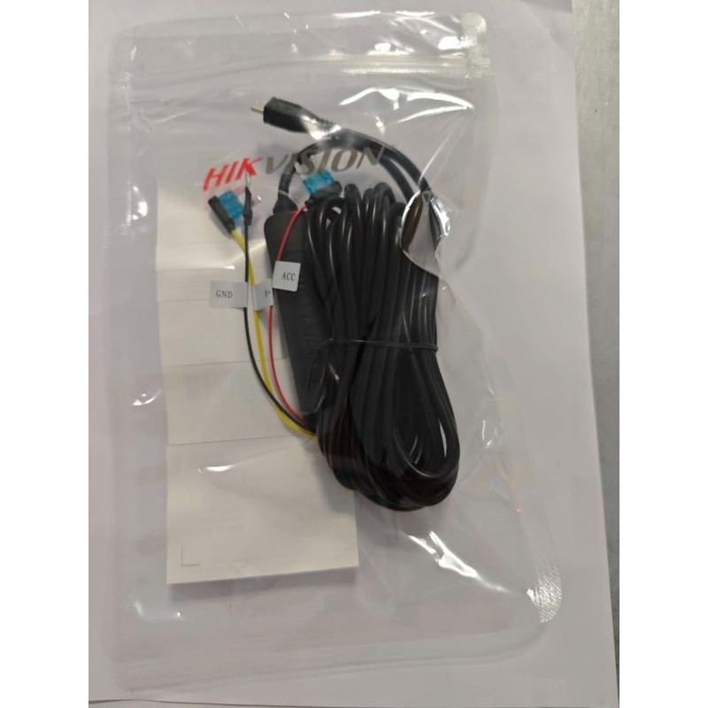 Hikvision C6PRO Buckline, Micro Hardwire-Kit, 12.5ft/3.8 Meter Auto-Ladekabel-Kabel, Parküberwachung mit