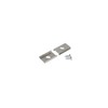 ledomec Brackets for LED Corner Profile 1 m C14 Aluminium