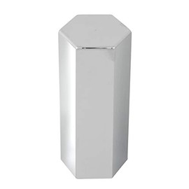GG Grand General 10225SP Tornillo Plástico Cromado Tapa Plana 10 Piezas